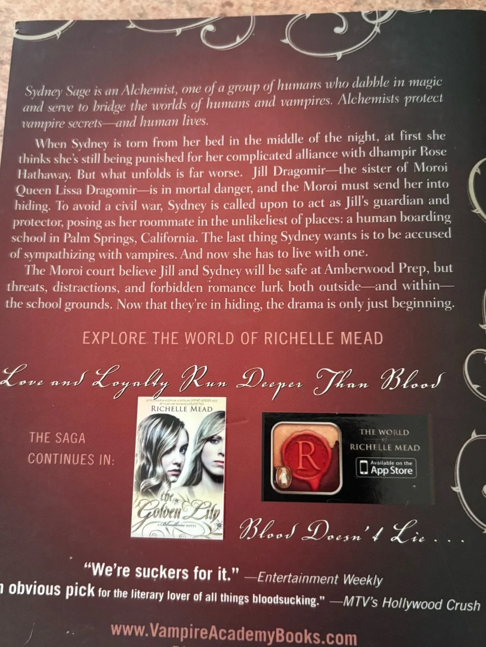 Richelle Mead Bloodlines Series Paperback Bundle